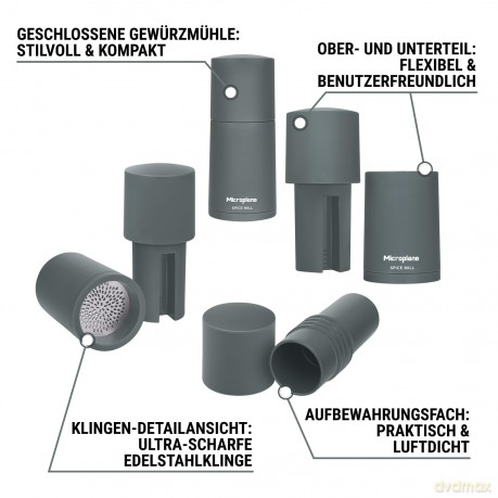 Microplane Gewźrzmźhle 2in1 Eukalyptus
