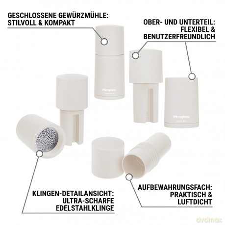 Microplane Gewźrzmźhle 2in1 Kaschmir B