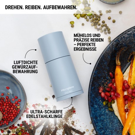 Microplane Gewźrzmźhle 2in1 Kźstenblau