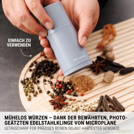 Microplane Gewźrzmźhle 2in1 Kźstenblau