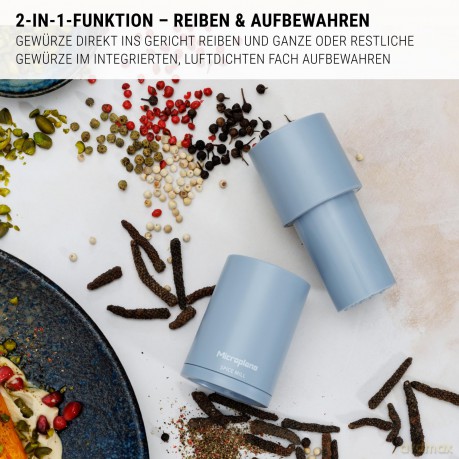 Microplane Gewźrzmźhle 2in1 Kźstenblau