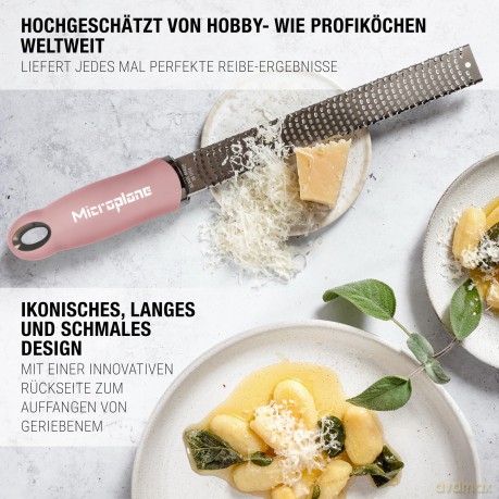 Microplane Zester Kźchenreibe in Altrosa