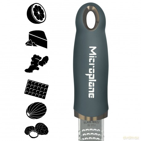 Microplane Zester Kźchenreibe in Anthraz