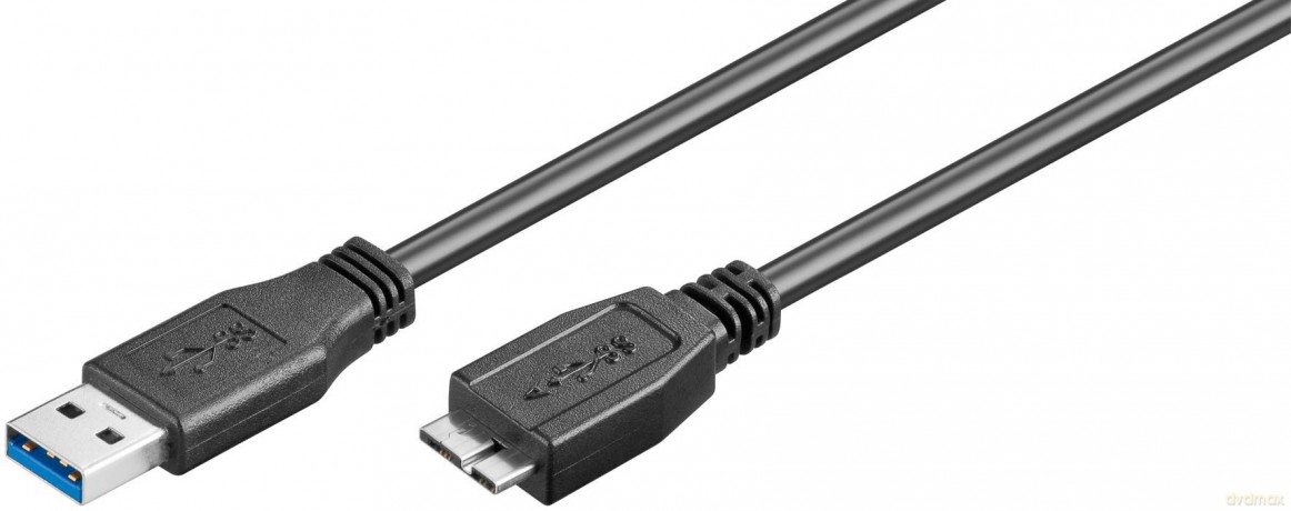 Micro-USB 3.0Anschl-Kabel 1,8m