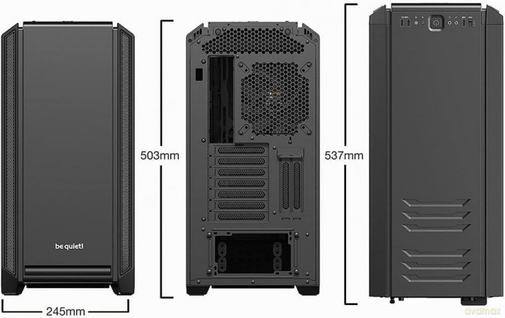Midi be quiet! SILENT BASE 601 black
