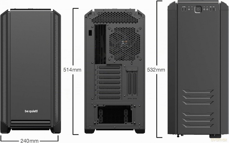 Midi be quiet! SILENT BASE 601 Window bl