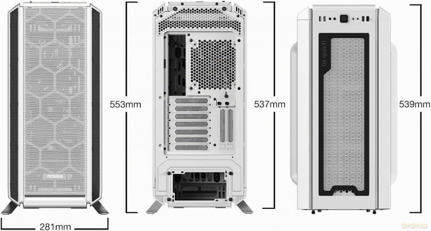 Midi be quiet! SILENT BASE 802 white