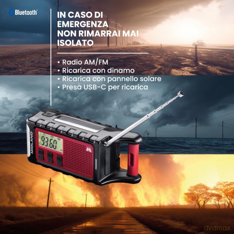 Midland ER 300 Pro Kurbelradio