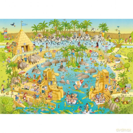 HEYE 1000 El. Nile Habitat, Degono [PUZZLE]
