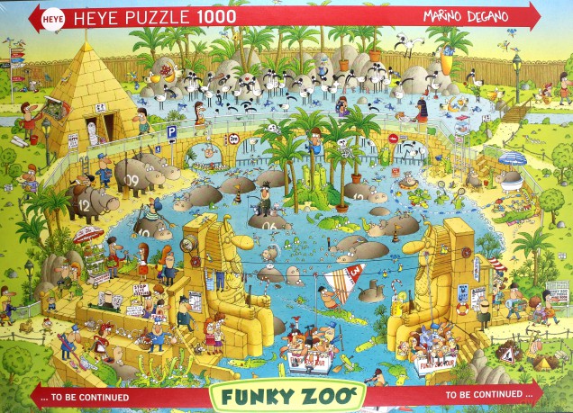 HEYE 1000 El. Nile Habitat, Degono [PUZZLE]