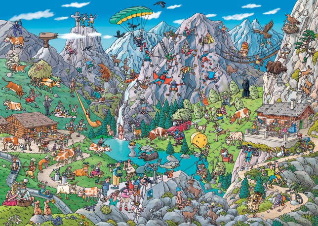 HEYE 1000 El. Szalona wyprawa w góry [PUZZLE]