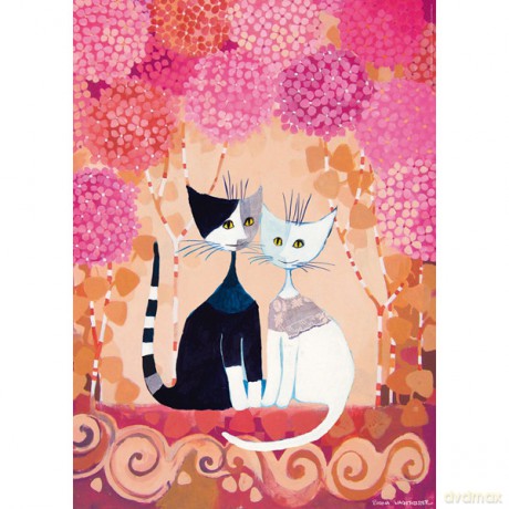 HEYE 1000 El. Zakochane koty [PUZZLE]