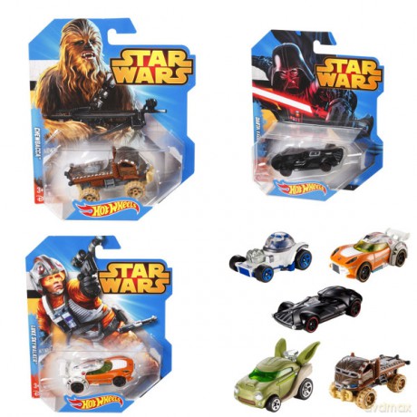HOT WHEELS SW Samochody bohaterowie