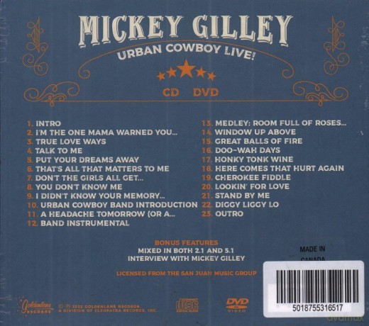 Mikey Gilley-Urban Cowboy Live [DVD]