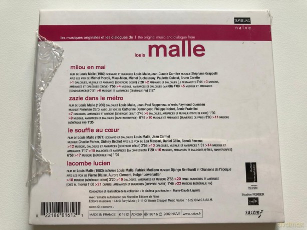 Louis Malle: Milou En Mai/Zazie Dans Le Metro [CD]