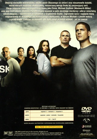 Prison Break: Skazany na śmierć Sezon 4 [BOX] [6DVD]