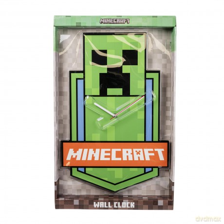MINECRAFT - Creeper - Wall Clock 21inch