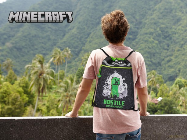 MINECRAFT - Hostil Behavior - Gym Bag