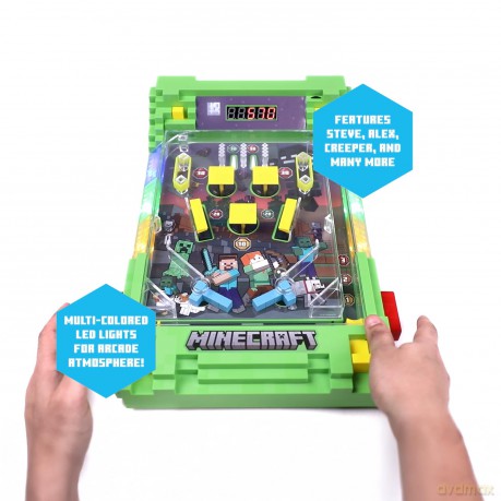 Minecraft Arcade Pinball Overworld