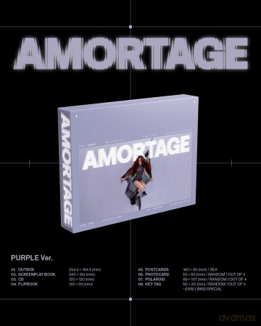 Jisoo: Mini Album (Amortage) Exclusive Edition (Purple, Black Ver) [CD]