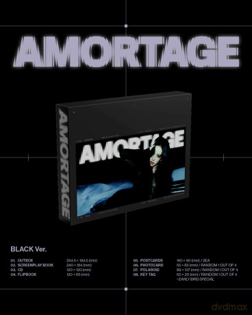 Jisoo: Mini Album (Amortage) Exclusive Edition (Purple, Black Ver) [CD]