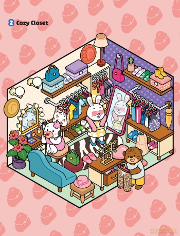 Mini Home Sweet Cozy Sticker Book [KSIĄŻKA]