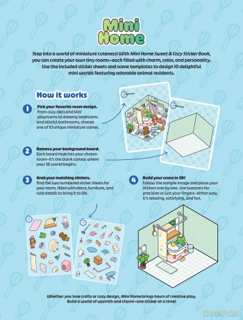 Mini Home Sweet Cozy Sticker Book [KSIĄŻKA]
