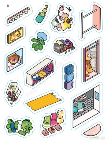 Mini Home Sweet Cozy Sticker Book [KSIĄŻKA]