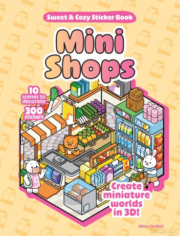 Mini Shops Sweet Cozy Sticker Book [KSIĄŻKA]