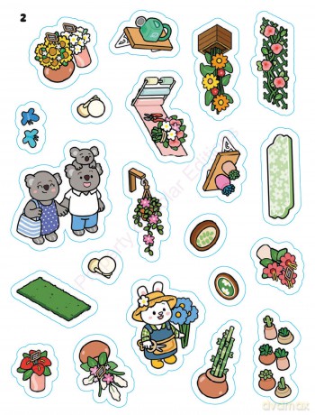 Mini Shops Sweet Cozy Sticker Book [KSIĄŻKA]
