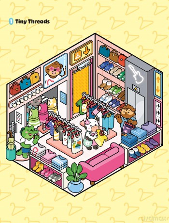 Mini Shops Sweet Cozy Sticker Book [KSIĄŻKA]