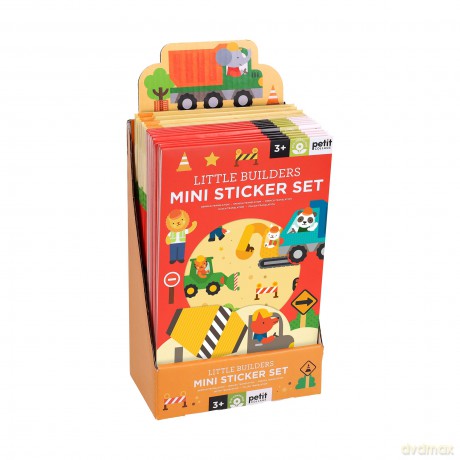 Mini Sticker Set Little Builders CDU of 20 [KSIĄŻKA]