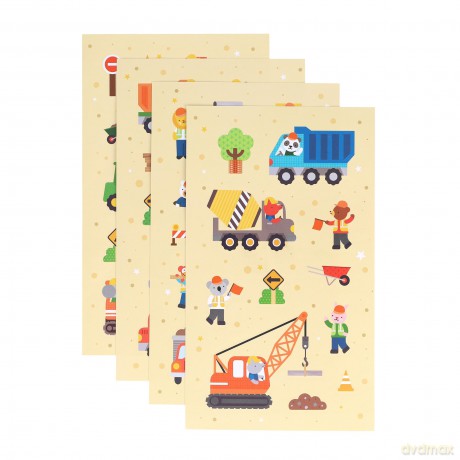 Mini Sticker Set Little Builders CDU of 20 [KSIĄŻKA]