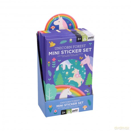 Mini Sticker Set Unicorn Forest CDU of 20 [KSIĄŻKA]