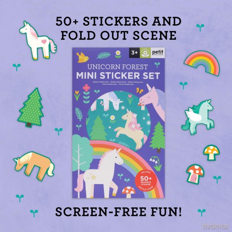 Mini Sticker Set Unicorn Forest CDU of 20 [KSIĄŻKA]