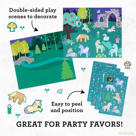 Mini Sticker Set Unicorn Forest CDU of 20 [KSIĄŻKA]