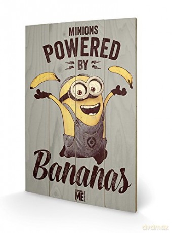 MINIONS - Printing on wood 40X59 - Power