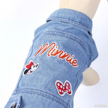 MINNIE - Dog Denim Jacket - XXS