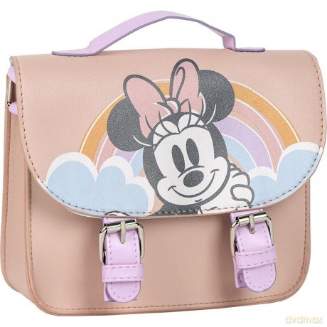 MINNIE - Mini Faux Leather Scatchel Bag