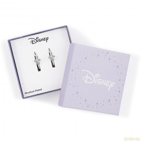 MINNIE - Silver Plated Stone Set Hoop Ea