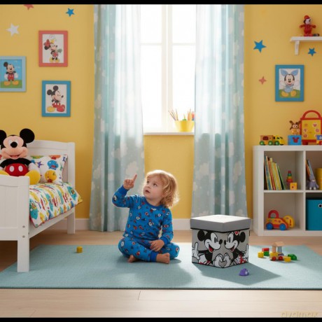 MINNIE - Storage Stool - '30x30x30cm'