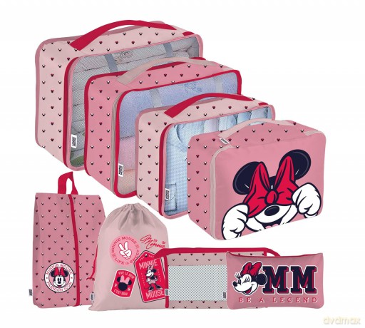 MINNIE - Suitcase Organizers - 8 pc.