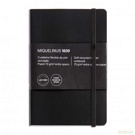 Miquelrius: MIQUELRIUS Notizbuch Leather kariert, sc