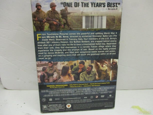 Miracle At St Anna [DVD]