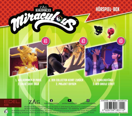 Miraculous: Miraculous-(41-43)HSP TV-Box [3CD]