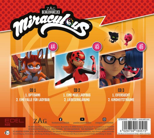 Miraculous: Miraculous-(44-46)HSP TV-Box,Blumentte [3CD]