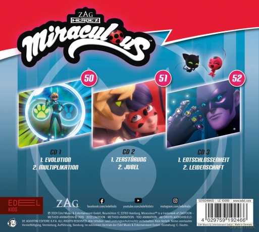Miraculous: Miraculous-(50-52)HSP TV-Box [3CD]