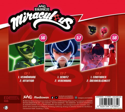 Miraculous: Miraculous-(56-58)HSP TV-Box [3CD]