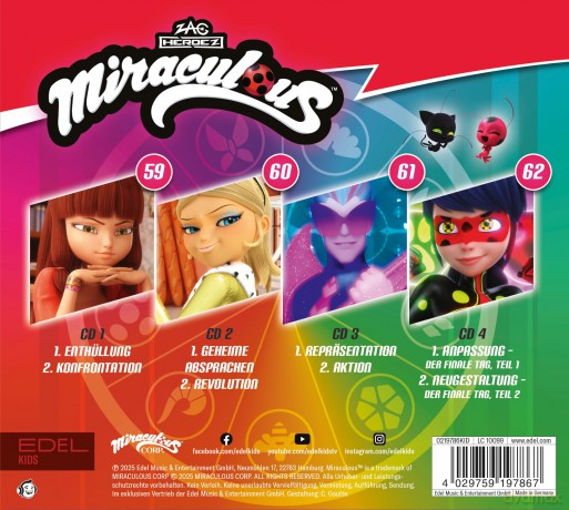 Miraculous: Miraculous-(59-62)HSP TV-Box [4CD]