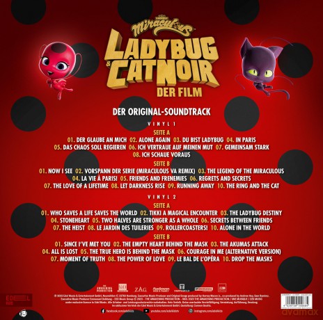 Miraculous: Miraculous-OST Ladybug&Cat Noir(Vinyl) [2xWinyl]